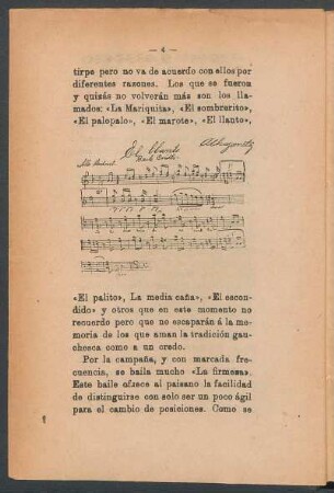 El llanto : Baile criollo.