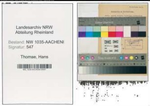 Entnazifizierung Hans Thomae , geb. 17.12.1913 (Werkmeister)