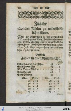Zugabe etwelcher Zahlen zu unterschiedlichen Uhren.