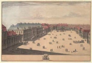 "Der Wilhelmplatz von Süden her gesehen."