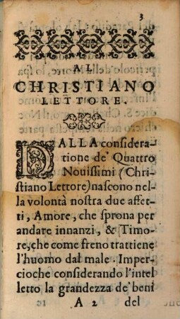 Brevi Meditationi Sopra Qvattro Novissimi Dell'Hvomo : Che sono, Morte, Giudicio, Inferno, & Paradiso ...