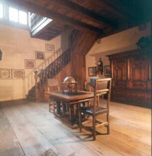 Regensburg. Einige Exponate im Sterbehaus des Astronomen und Mathematikers Johannes Kepler