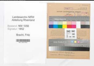 Entnazifizierung Fritz Bracht , geb. 10.12.1911 (Installateur)