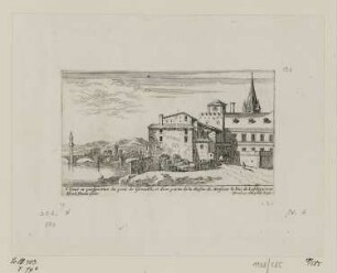 Veuë et perspective du pont de Grenoble [...], aus: "Ansichten aus Frankreich"