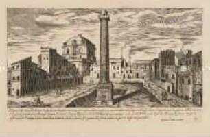 Säule des Trajan (Nr. 31 der Folge "Vestigi delle antichità di Roma ...")