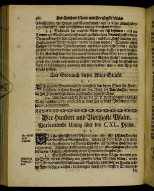 Der Hundert und Viertzigste Psalm. - Der Hundert Vier und viertzigste Psalm.