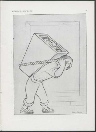 [Portador de pan] : [Dibujo por Diego Rivera]
