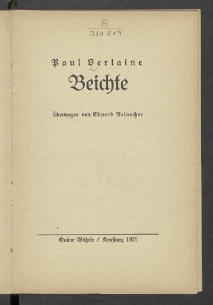 Beichte