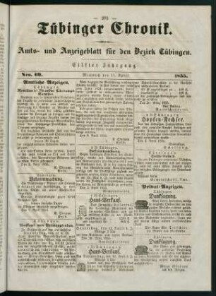 273-292, 11. April (Nr. 69) - 17. April (Nr. 73)