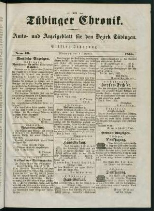 273-292, 11. April (Nr. 69) - 17. April (Nr. 73)