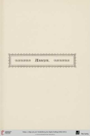 Annexes (I - III)