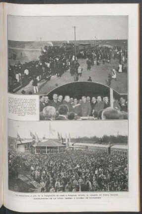 Inauguración de la linea férrea a Carmen de Patagones
