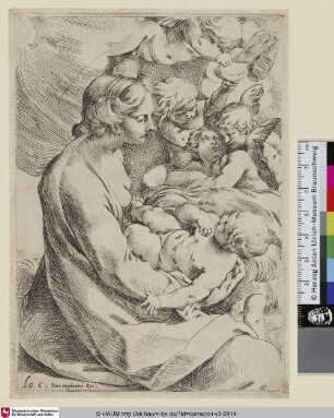 Madonna mit vier Engeln