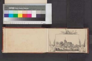 Illustration Bl. 16: Der Kirchhof in Ottensen - Klopstocks Grabmal.