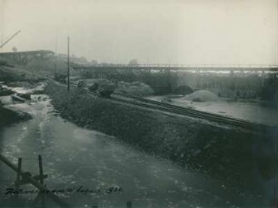 Talsperre Muldenberg bei Grünbach im Vogtland, Deutschland, 1923