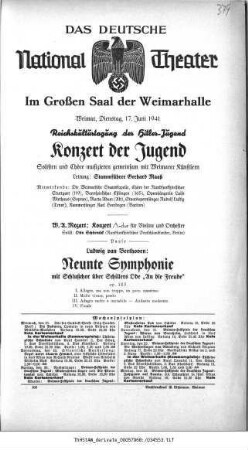 Reichskulturtagung der Hitler-Jugend Konzert der Jugend