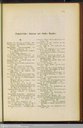 Alphabetisches Autoren- und Bücher-Register