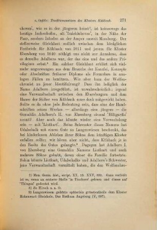 Traditionsnotizen des Klosters Kühbach