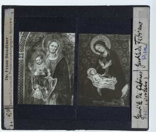 Fabriano, Madonna mit Kind und Engeln (Fresko) (Orvieto, Dom),Fabriano, Madonna der Bescheidenheit (Pisa SM)