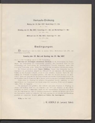 Bedingungen