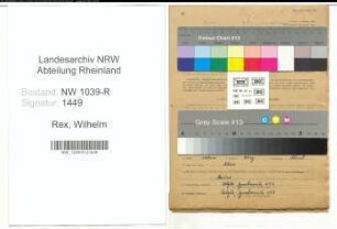 Entnazifizierung Wilhelm Rex , geb. 15.04.1910 (Angestellter)