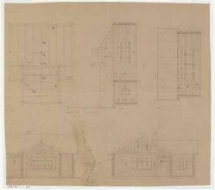 Bauplan Blockhaus Südwestkirchhof Stahnsdorf - Gärtnerei