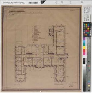 Arnsberg, Verwaltungsgericht, Regierungsgebäude, Jägerstr. 1, Dachgeschoss, Grundriss
