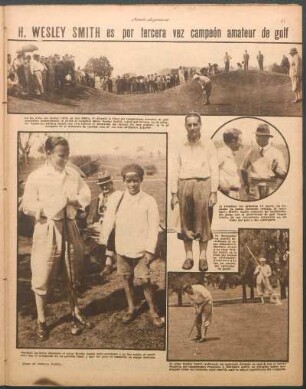 H. Wesley Smith es por tercera vez campeón amateur de golf [Fotografías]