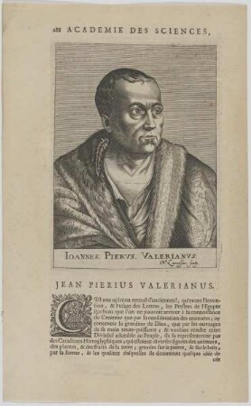 Bildnis des Ioannes Pierivs Valerianvs