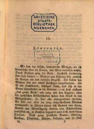 Heinrich Laube's Novellen, 6. Reisenovellen ; 6