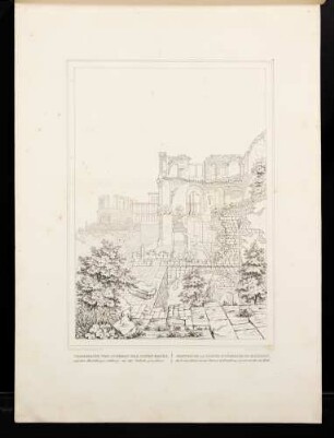 Heidelberger Schloss, Alter Bau von Süden