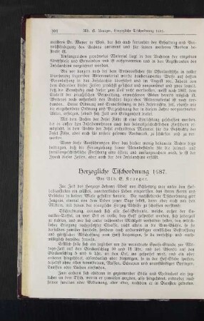 Herzogliche Tischordnung 1687.