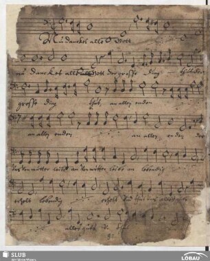 Schein, Johann Hermann: Nun danket alle Gott der große Dinge tut