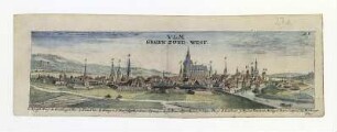 Ulm von Süden. Um 1654