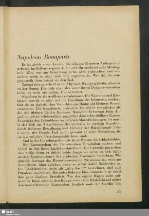 Napoleon Bonaparte