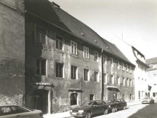 Pirna-Altstadt, Töpfergasse 2 und 1. Wohnhäuser (1601/1800)