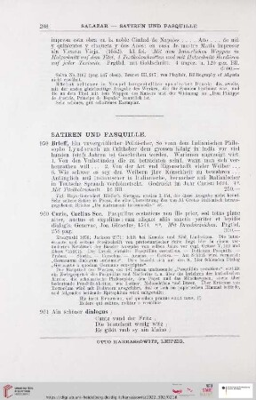 Satiren und Pasquille (Nr. 959 - 969)