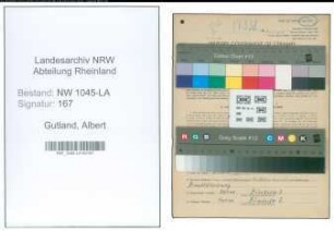 Entnazifizierung Albert Gutland , geb. 30.11.1896 (Angestellter)