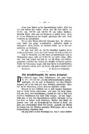 Ein Heimstättengesetz für unsere Kolonien!