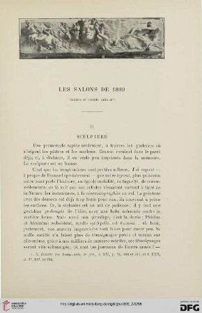 3. Pér. 22.1899: Les salons de 1899, 6, Sculpture