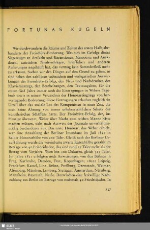 Fortunas Kugeln