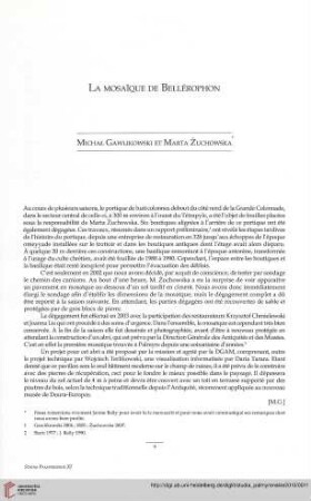 11: La mosaïque de Bellérophon