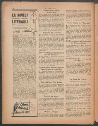 Conferencias en la Universidad de Buenos Aires
