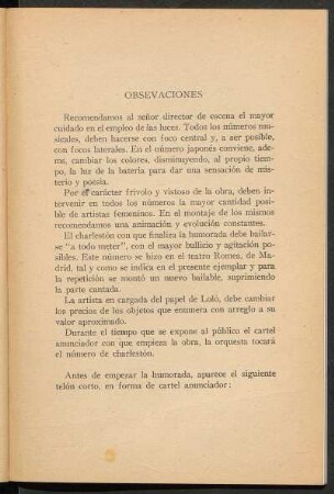 Observaciones