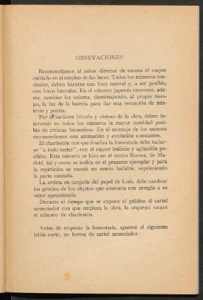 Observaciones