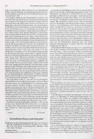 523-529 [Rezension] Reallexikon der deutschen Kunstgeschichte ; Bd. 8, Lfg. 85-96 (2. Teil)