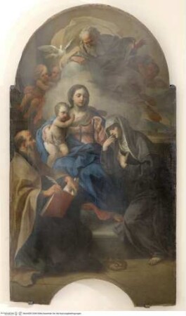 Madonna mit Heiligen Augustinus und Monica