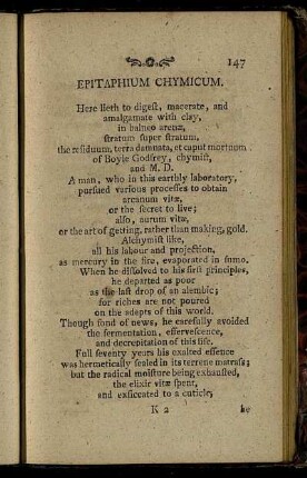 Epitaphium Chymicum