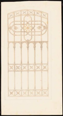 Villa, Kairo (?): Gitter, Maßstabsleiste
