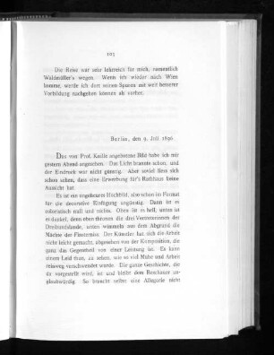 Berlin, den 9. Juli 1896